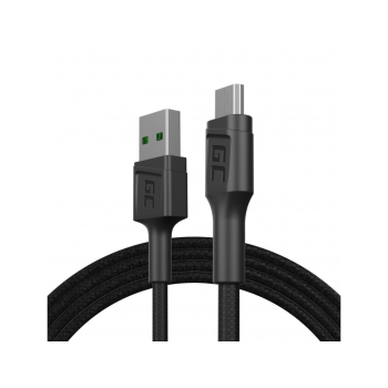GREEN CELL KABEL KABGC20 GC POWERSTREAM USB-A - MICRO USB 120CM, SZYBKIE ŁADOWANIE ULTRA CHARGE, QC 3.0
