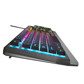 Klawiatura Gaming GENESIS RHOD 300 RGB Czarna USB