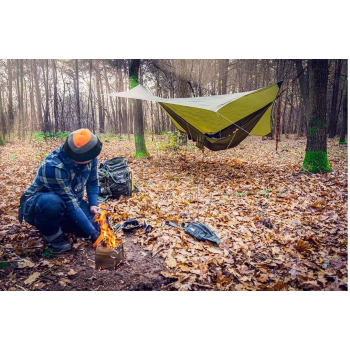 Hamak z moskitierą Neo Tools 330 x 140 cm zestaw