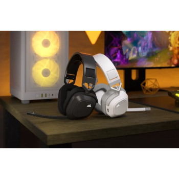 Corsair CA-9011296-EU słuchawki/zestaw słuchawkowy Bezprzewodowy Opaska na głowę Gaming Bluetooth Biały