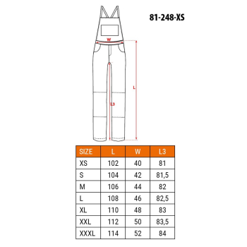 NEO tools 81-248-XS ubranie robocze