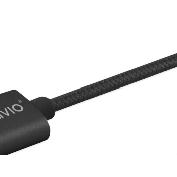 Kabel SAVIO CL-128 (Micro USB typu B, USB typu C - USB 2.0 typu A ; 1m; kolor czarny)