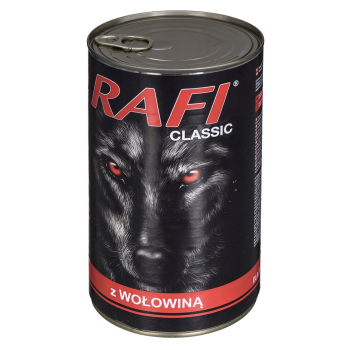 DOLINA NOTECI Rafi Classic z wołowiną - mokra karma dla psa - 1240g