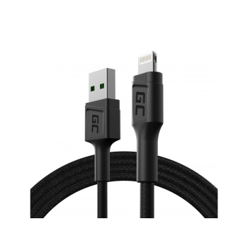 GREEN CELL KABEL KABGC21 GC POWERSTREAM USB-A - LIGHTNING 120CM, SZYBKIE ŁADOWANIE