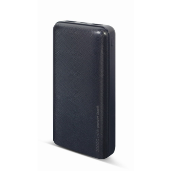 GEMBIRD POWERBANK 20000 MAH 2X USB, CZARNY