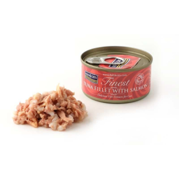 Fish4Cats Finest filet z Tuńczyka z Łososiem 70g