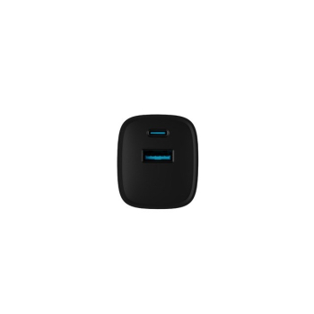 NATEC ŁADOWARKA RIBERA GAN 1X USB-A + 1X USB-C 30W CZARNA NUC-2141