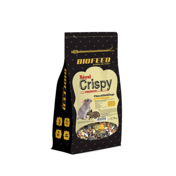 BIOFEED Royal Crispy Premium Chinchilla&Degu 0,75kg