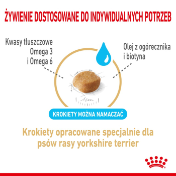 ROYAL CANIN BHN Yorkshire Ageing 8+ - sucha karma dla psa starszego - 1,5kg
