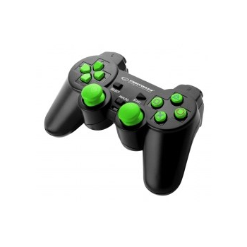 Gamepad kontroler Esperanza TROOPER EGG107G (PC, PS3; kolor czarno-zielony)