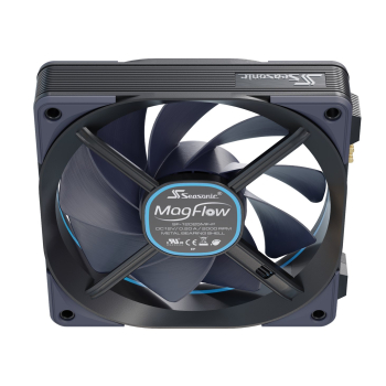 Seasonic MagFlow 1-Fan Kit Obudowa komputera Wentylator 12 cm Czarny 1 szt.