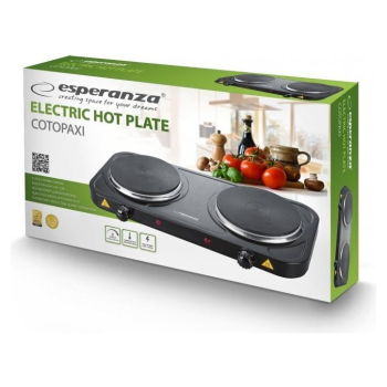 ESPERANZA KUCHENKA ELEKTRYCZNA COTOPAXI CZARNA EKH010K