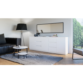 Komoda COSTA 1D3S+2D3S  biały