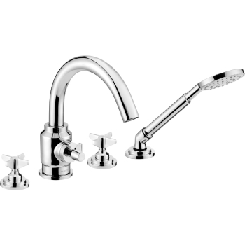 Bateria wannowa 4-otworowa z zestawem prysznicowym BQT_014D 5908212075951