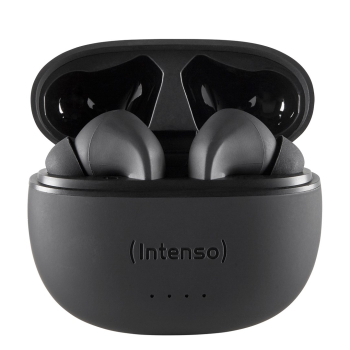 Intenso Black Buds T300A Słuchawki True Wireless Stereo (TWS) Douszny Połączenia/Muzyka/Sport/Codzienność USB Type-C Bluetooth Czarny