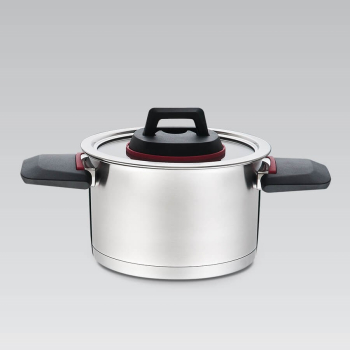 Garnek ze skład.uszami+pokrywka MR-3530-18  2,3L