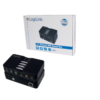 LogiLink USB Sound Box Dolby 7.1 8-Channel 7.1 kan.