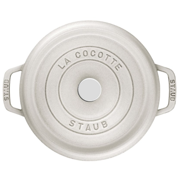 Garnek żeliwny okrągły STAUB 40501-413-0 - biała trufla 5.2 ltr