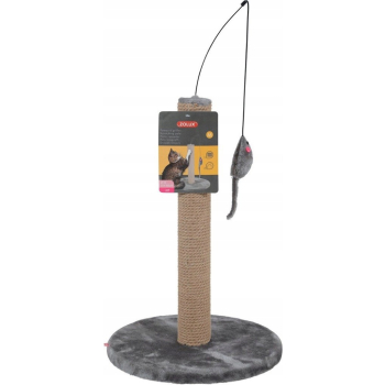 ZOLUX Drapak sizal słupek z zabawką 48cm kol. szary