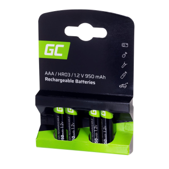 GREEN CELL AKUMULATORKI PALUSZKI 4X AAA R3 950MAH