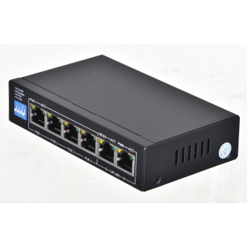 Extralink KRIOS Switch PoE 4x Gigabit PoE/PoE+, 2x