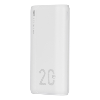Powerbank Silicon Power QS15 20000mAh QC3.0+PD 2xUSB A, 1x mUSB + 1x USB C, biały