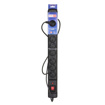 Listwa przeciwprzepięciowa Activejet ACJ Combo 9gn 1,5m (9 x UTE; 10 A; 1,5m; kolor czarny)
