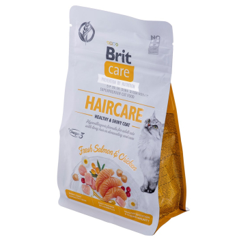 BRIT Care Grain-Free Adult Haircare Healthy&Shiny Coat - sucha karma dla kota - 400 g