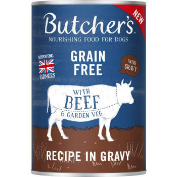 BUTCHER'S Original Recipe in gravy Kawałki z wołowiną w sosie - mokra karma dla psa - 400 g