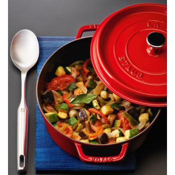 Garnek żeliwny okrągły wysoki STAUB 40502-285-0 - czarny 4.8 ltr