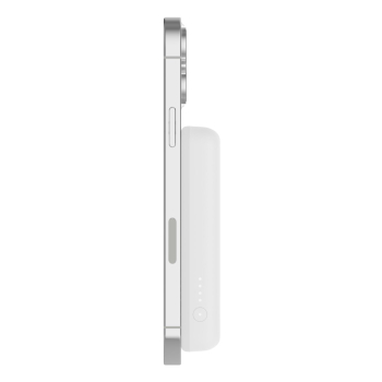 Powerbank bezprzewodowy Belkin BoostCharge Magnetic Wireless Power Bank 5K + Stand MagSafe Compatible 5000mAh 7,5W White