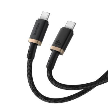 Kabel Baseus Dura Typ C-Typ C 100W 1m czarno-złoty
