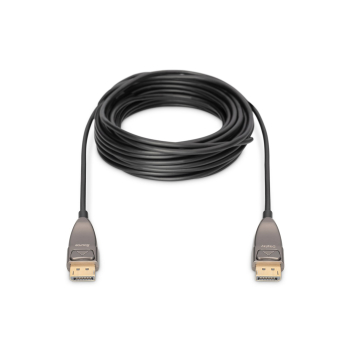 Kabel DP/DP M/M czarny 10m DisplayPort 1.4 Hybrydowy  AOC 8K 60Hz UHD