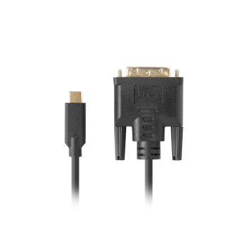 LANBERG KABEL USB-C(M)->DVI-D(24+1)(M) 1.8M CZARNY CA-CMDV-10CU-0018-BK