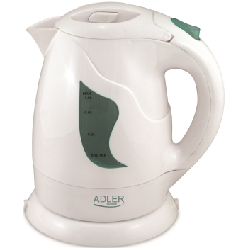 Czajnik elektryczny Adler AD 08w (900W 1l; kolor biały)