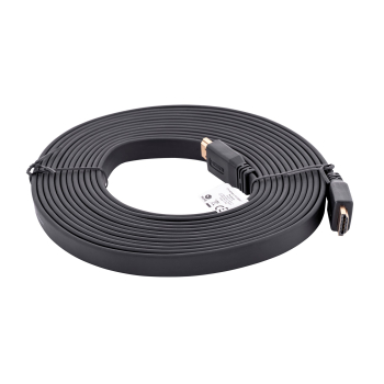 Kabel Lanberg CA-HDMI-21CU-0050-BK (HDMI M - HDMI M; 5m; kolor czarny)