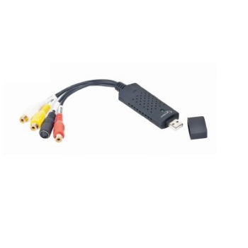 Adapter GEMBIRD UVG-002 (USB M - RCA, S-Video F; 0,50m; kolor czarny)