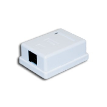 ALANTEC Gniazdo natynkowe STP kat.5e 1xRJ45 GN005 (kolor biały)