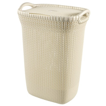 Curver Knit kosz na pranie 57 l Prostokątny Plastik Beżowy