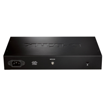 D-Link DGS-1016D/E łącza sieciowe Nie zarządzany Czarny, Metaliczny