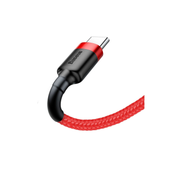 Kabel Baseus Cafule CATKLF-A09 (USB 2.0 - USB typu C ; 0,50m; kolor czerwony)