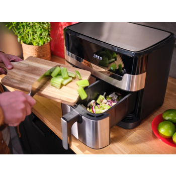 Frytkownica beztłuszczowa TEFAL DualEasy EY905D10