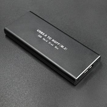 QOLTEC OBUDOWA DO DYSKÓW SSD M.2 SATA | NGFF | USB 3.0