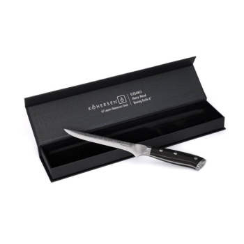 Nóż do trybowania Boning Kohersen Elegance Ebony Wood 15,2cm