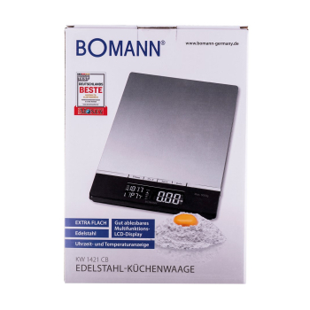 Waga kuchenna Boman CB KW 1421 (kolor czarny, kolor inox)