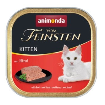ANIMONDA Vom Feinsten Kitten wołowina - mokra karma dla kociąt - 100g