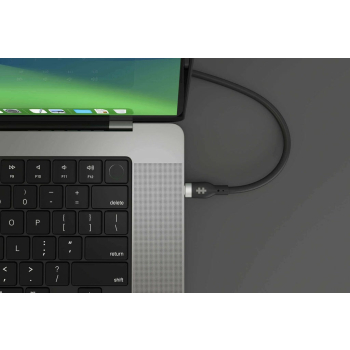 HYPER HJ4002BKGL kabel USB USB 2.0 2 m USB C Czarny