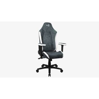FOTEL AEROCOOL CROWN AeroSuede STEEL BLUE