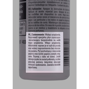 HSM Płyn czyszcząco-konserwujący do niszczarek 250ml