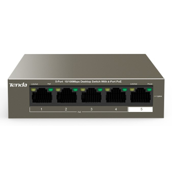 Switch PoE Tenda TEF1105P-4-63W (5x 10/100Mbps)